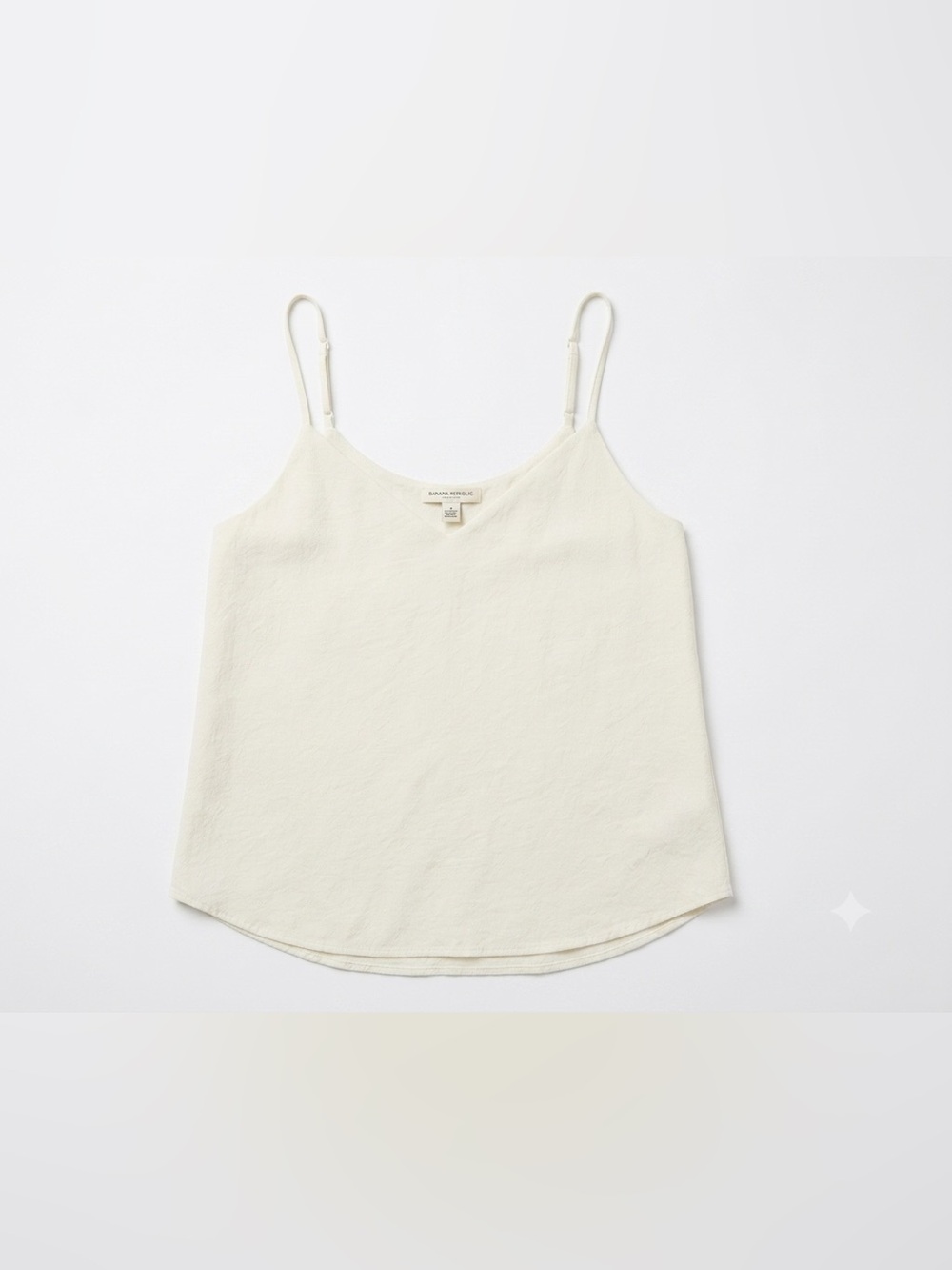 Aritzia Babaton Murphy Gaufré Sleeveless Blouse Tank - Matte Ivory - Size Small